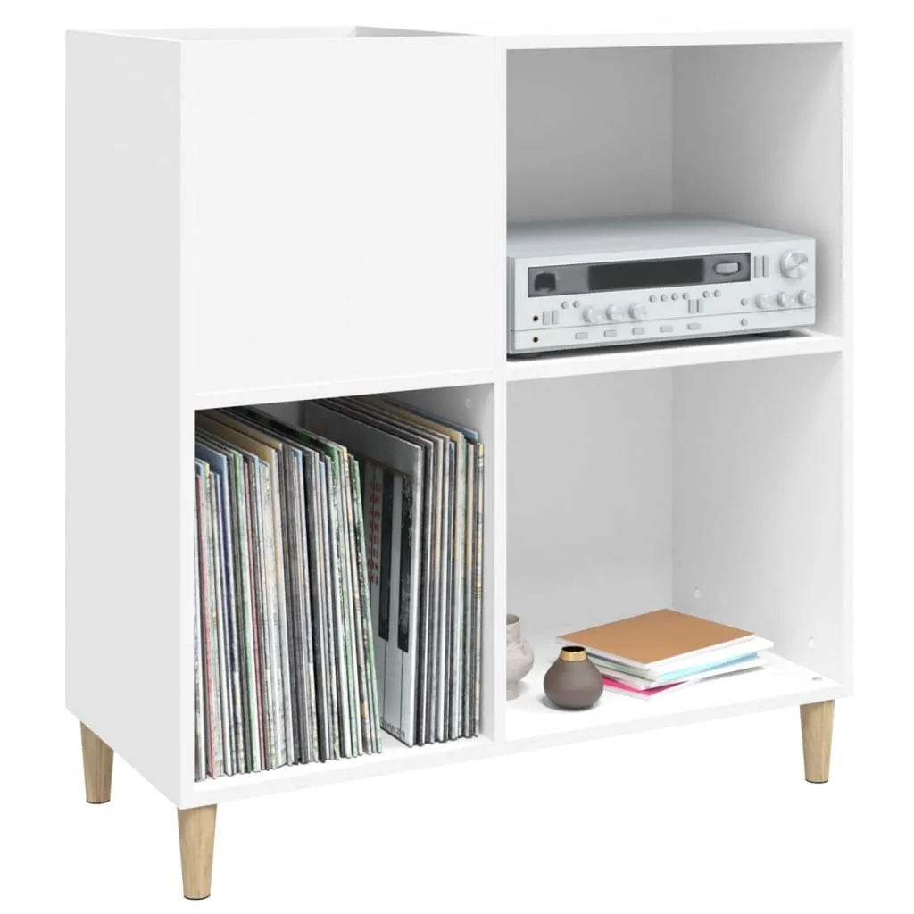 Armadio a pannelli bianco 84,5x38x89 cm materiale a base di legno - 4