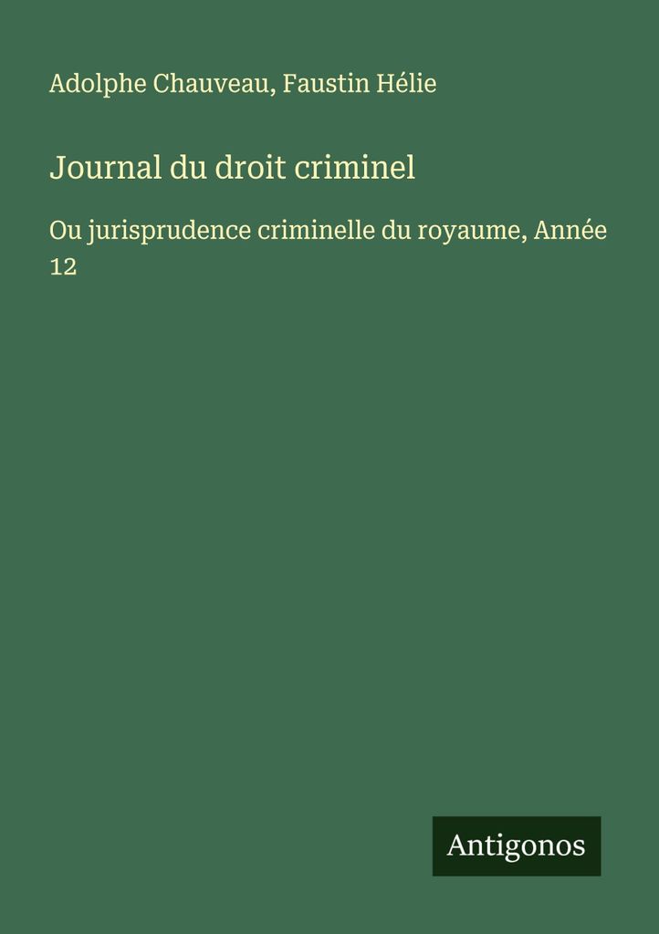 Criminal Law Journal
