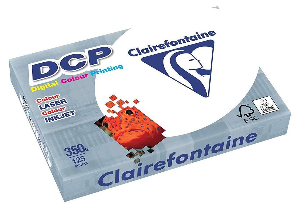 Clairalfa Multifunktionspapier DCP DIN A4 350 g/qm weiß 125 Produktbild 