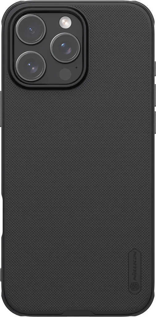 Custodia Nera iPhone 16 Pro Max Nillkin Frosted Shield Pro Elegante