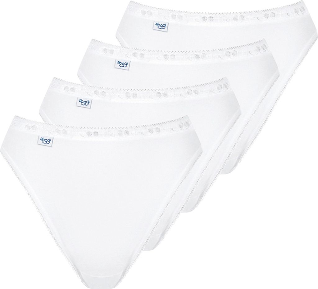 Sloggi Women Basic Tai, dames tai slip (4-Pack), wit Produktbild 