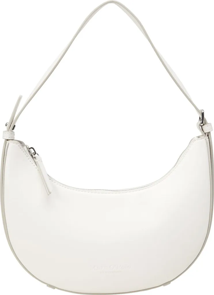 Sac de ville Alvi Marc O'Polo blanc coton et cuir pour femme active