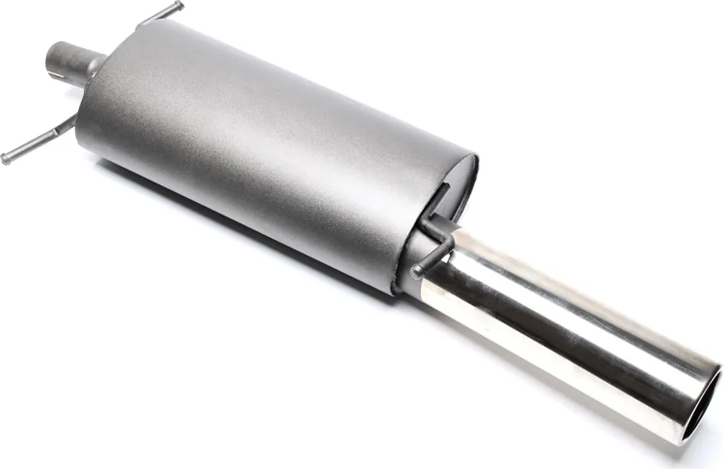 Silencieux Arrière Sport 1x90mm Acier pour Volkswagen Golf 1 Cabriolet