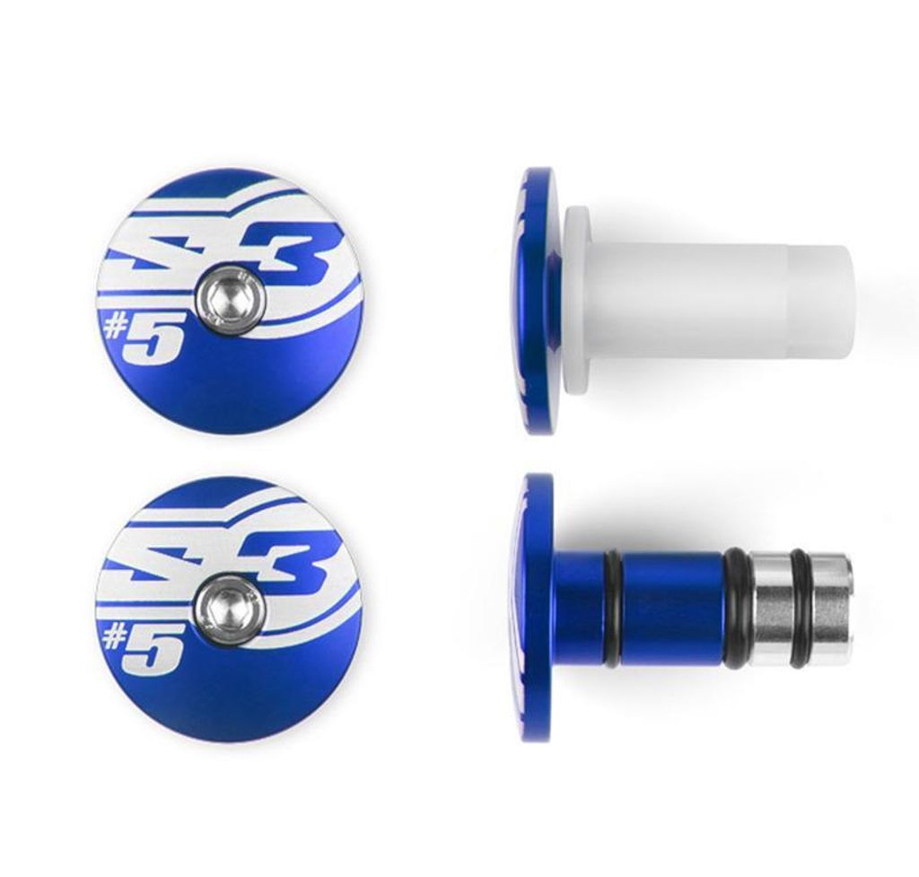 S3 End 5 Lenkerhörnchen Ø14mm blau