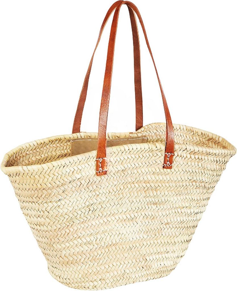 Cestal Lang - Korbtasche Strandtasche 55cm aus Palmblatt & Produktbild 