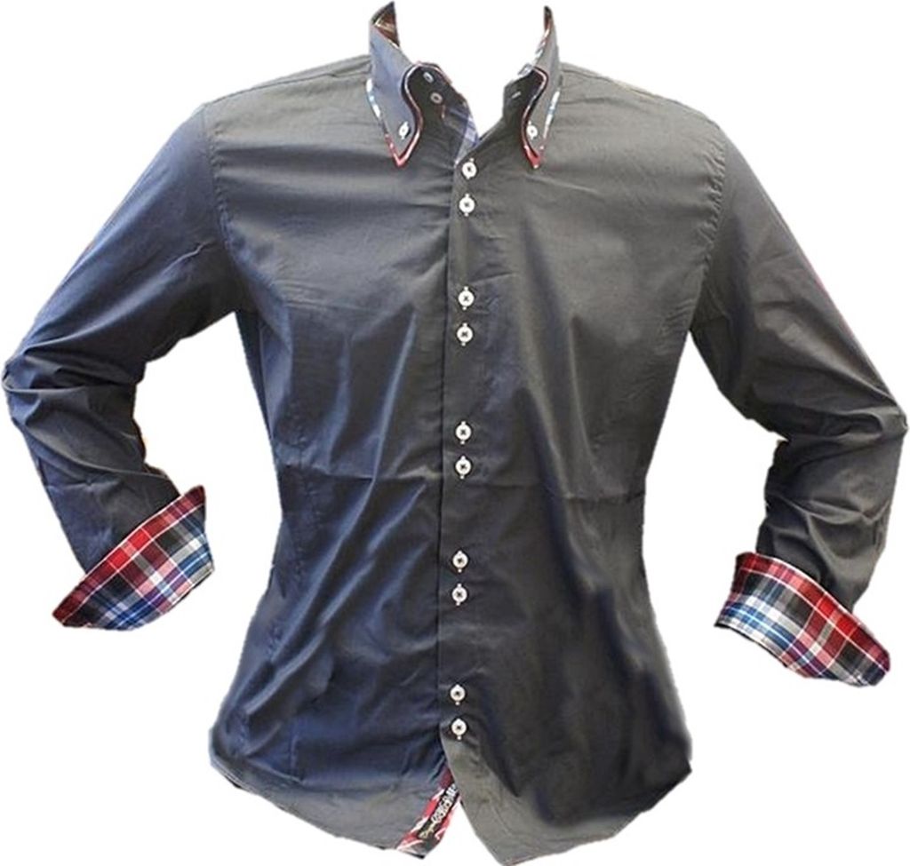 Brandneu Designer Hemd CARISMA CRMH-110 Anthrazit 3XL