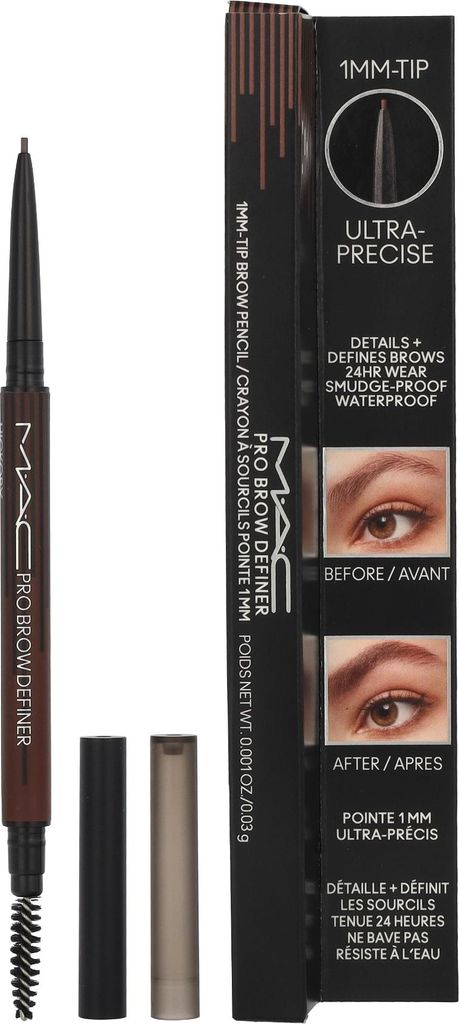 MAC Pro Brow Definer 1mm Tip Brow Pencil Hickory 0.001 Ounces