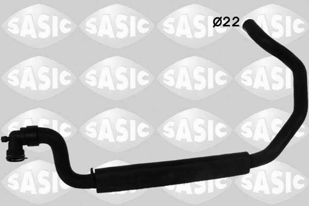 SASIC Kühlerschlauch Wasserschlauch passend für PEUGEOT 406 (8B) 3400197
