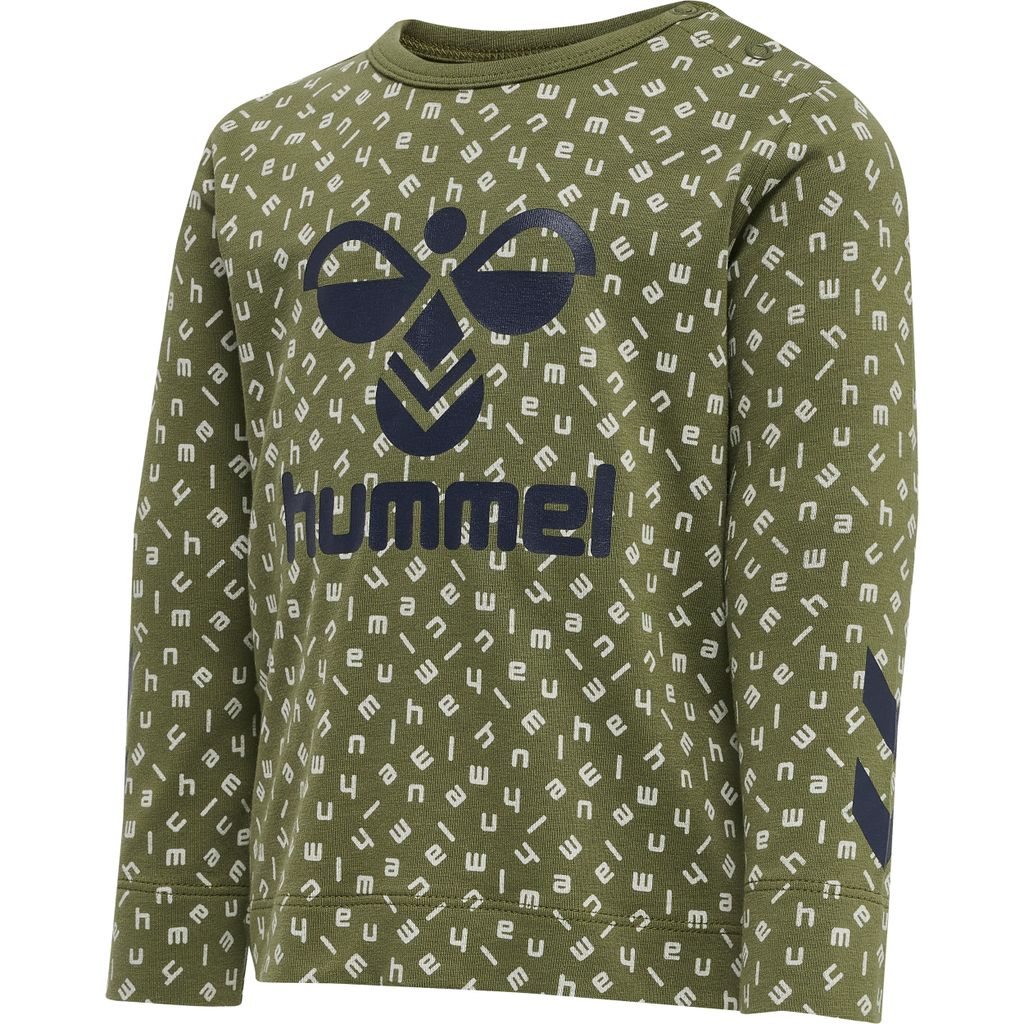 hummel hmlCONNOR T-SHIRT L/S - CAPULET OLIVE - 74