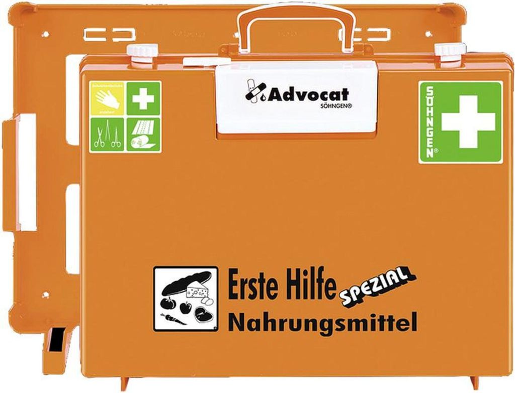 Söhngen Erste-Hilfe-Koffer Nahrungsmittel Advocat MT-CD Verbandkoffer + Füllung