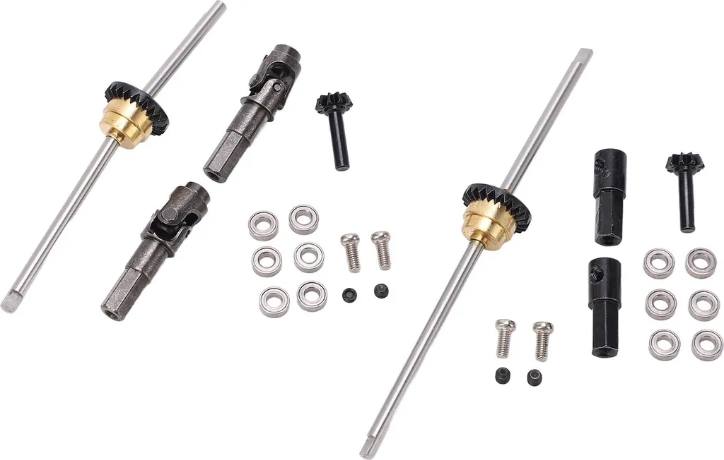 Kit différentiel métallique WPL 1/16 pour pont d'entraînement C14