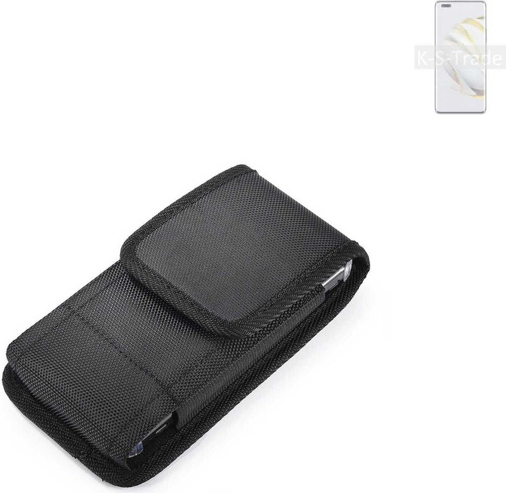 Holster Gürteltasche kompatibel mit Huawei nova 10 Pro Holster Gürtel Tasche wasserabweisend Handy Hülle Schutz Hülle Outdoor schwarz K-S-Trade