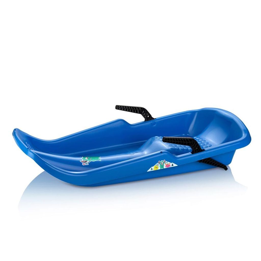 Schlitten mit Bremsen 80x39x15cm aus Kunststoff für Kinder Produktbild 