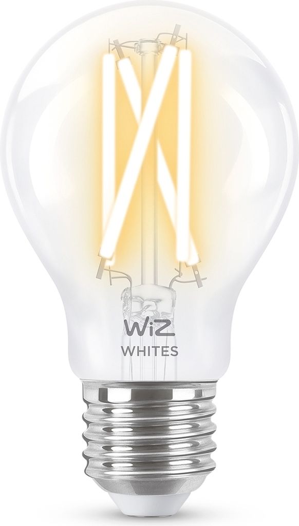 WiZ Filament-Lampe, transparent, 60 W A60 E27 x2, Produktbild 