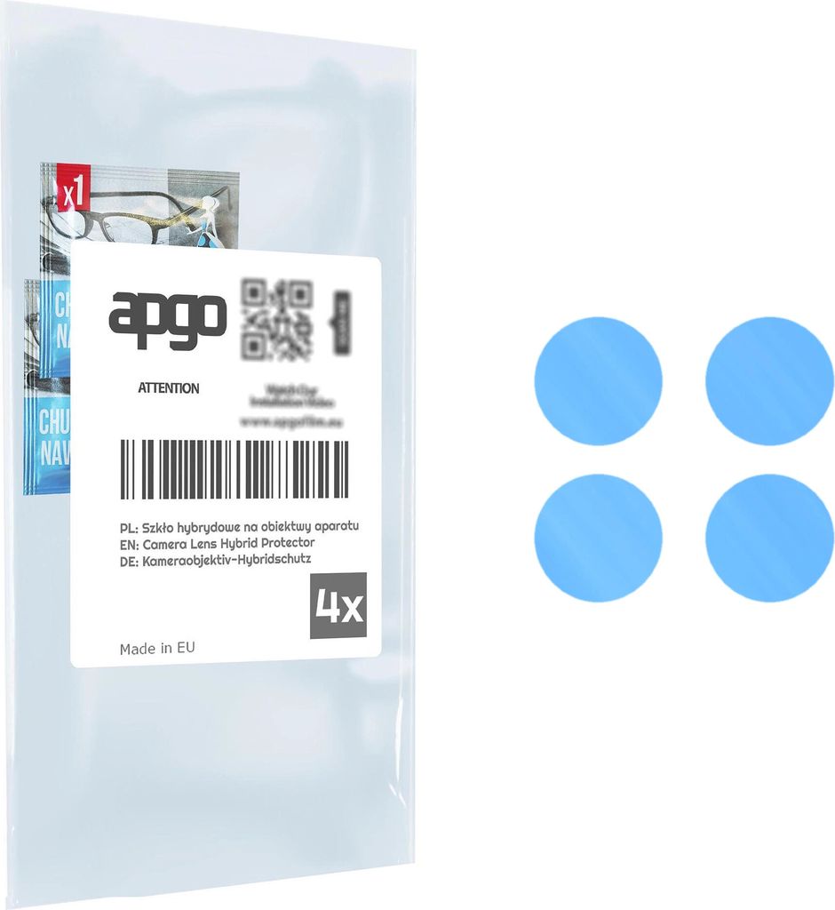 apgo 4 Stück Linsenschutz Kamera Schutzglas für Ulefone Armor 9 Kameraschutz, 9H Kameraobjektiv Camera Lens Protector