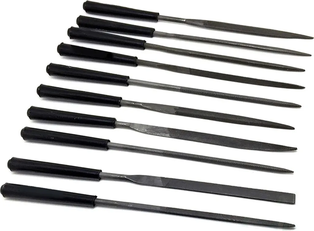 Set Lime per Chitarra Fai-da-Te - 10 Strumenti Riparazione Liutaio
