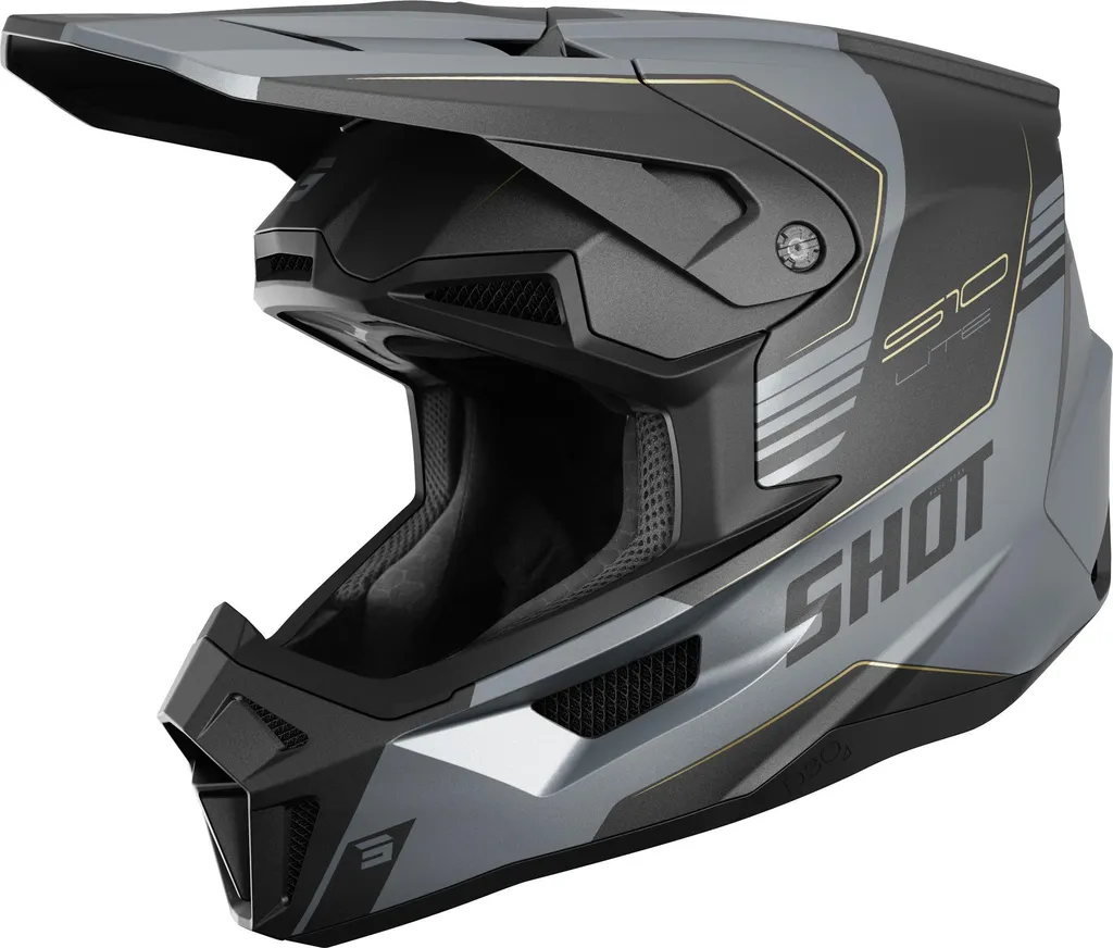 Casque Cross Shot Lite S10 Mips XL Confortable pour Enduro et Compétition