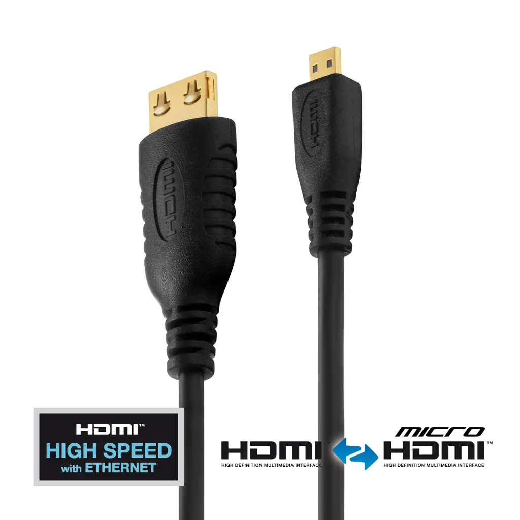Câble HDMI vers Micro HDMI PureLink PureInstall - 2m Haute Qualité