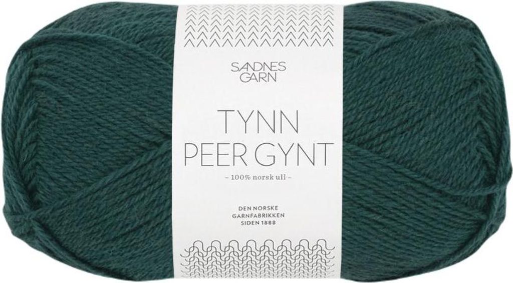 Sandnes Tynn Peer Gynt 50g - Norwegische Wolle 7281 dyp Produktbild 