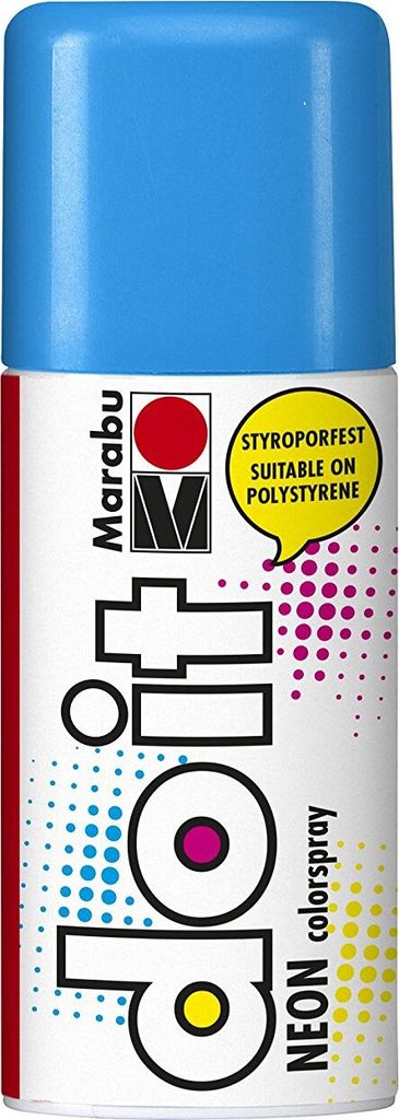 Marabu Sprühfarbe do it NEON neon blau 150 ml Dose