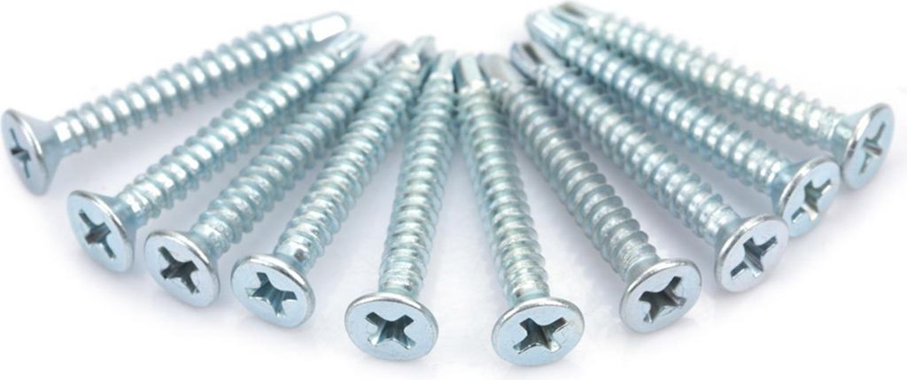 50 Stück M4.2 Flachkopf-Selbstbohrschrauben, Selbstschneidschrauben-Set (M4.2*50)