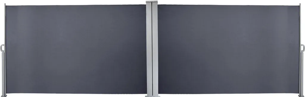 Paravento Laterale EINFEBEN 180x600cm: Tenda Doppia Anti-UV Grigio