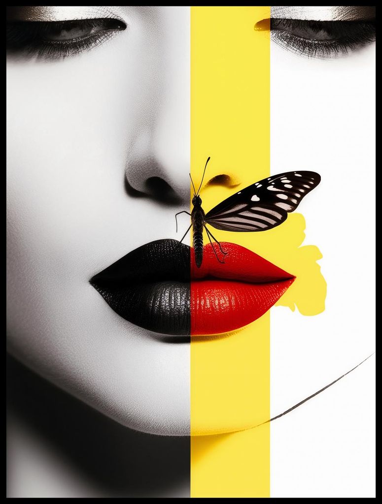 Plakat 60x80cm Schmetterlingsschönheit