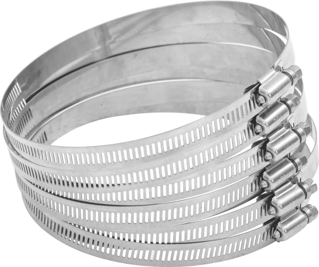 Schlauchschellen 6 Stk. 91-110 mm Edelstahl 304