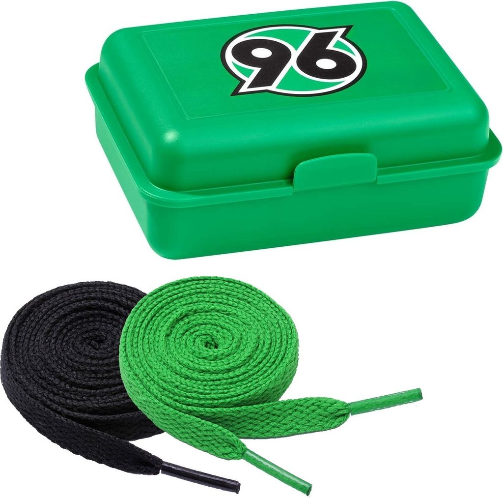 Hannover 96 Brotdose, Brotbüchse, Lunchbox "Logo" + 2 Paar Produktbild 
