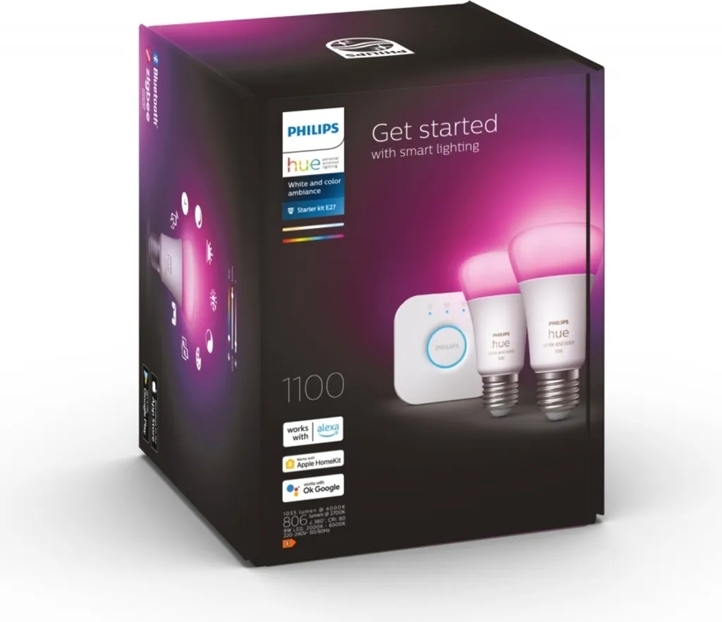 Kit Philips Hue E27 : la solution pour un éclairage automatique et smart