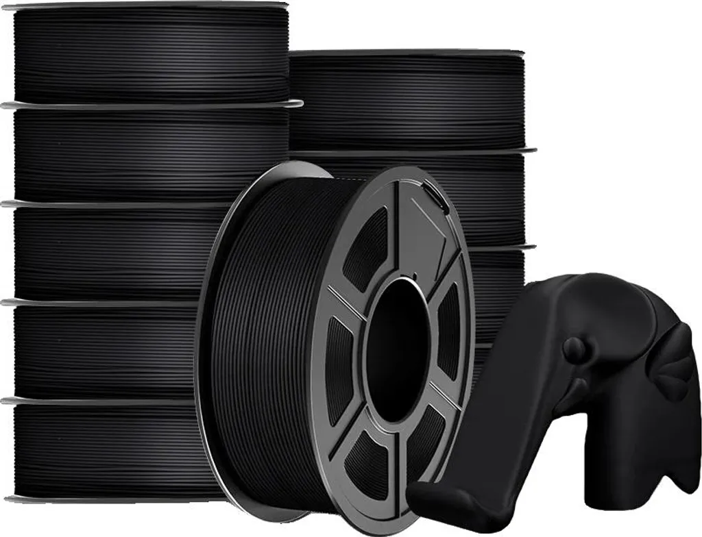 Filament PLA Matt BK Anti-Nœud 1kg pour Impression 3D Fiable et Solide