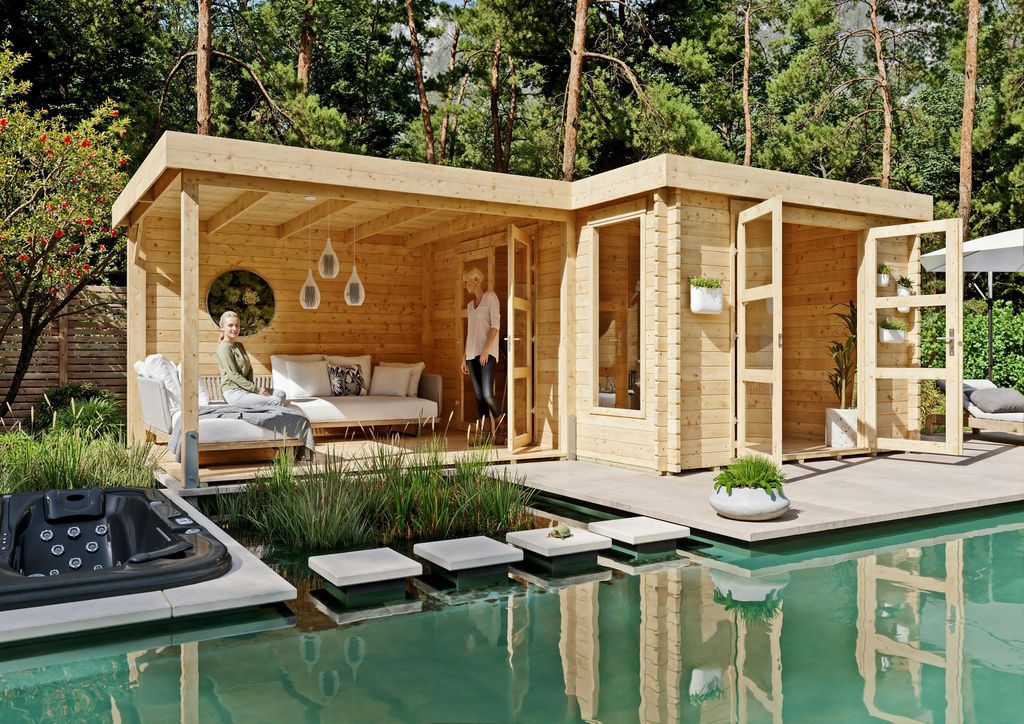 Gartenhaus San Antonio 6,30x4,30 m Produktbild 