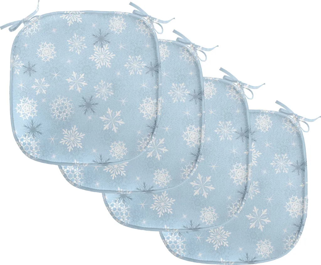 Cuscini Sedie 40x40 ABAKUHAUS - Set 4 Imbottiture Invernali Impermeabili