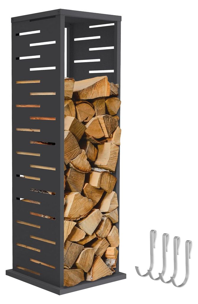 Półka na drewno kominkowe ML-Design, do użytku wewnątrz i Zdjęcie produktu 