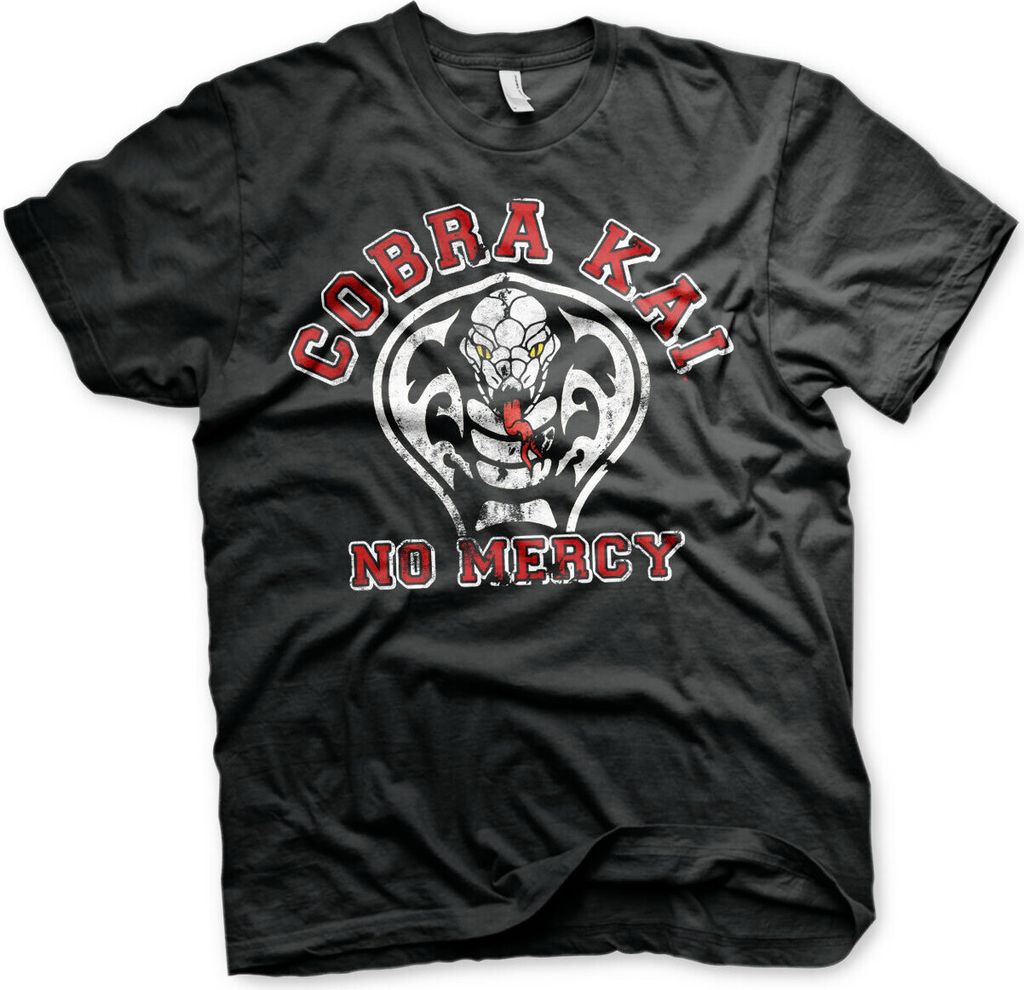 Cobra Kai - No Mercy T-Shirt - Small - Black