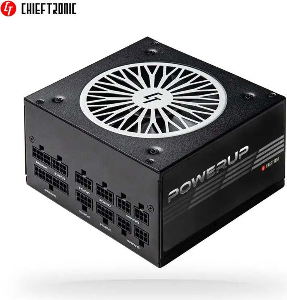 Chieftec PowerUp GPX-850FC, 850 W, 100 - 240 V, 47 - 63 Hz, Zdjęcie produktu 