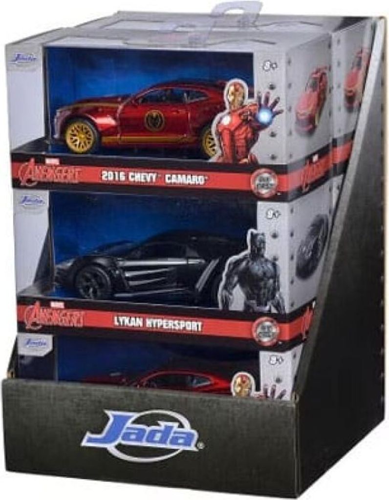 Marvel voertuigen, schaal 1:32, assortiment (6) Productafbeelding 