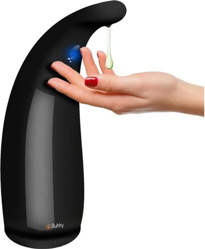 26076 Distributore di Sapone Nero Contactless | Arredo Bagno Moderno