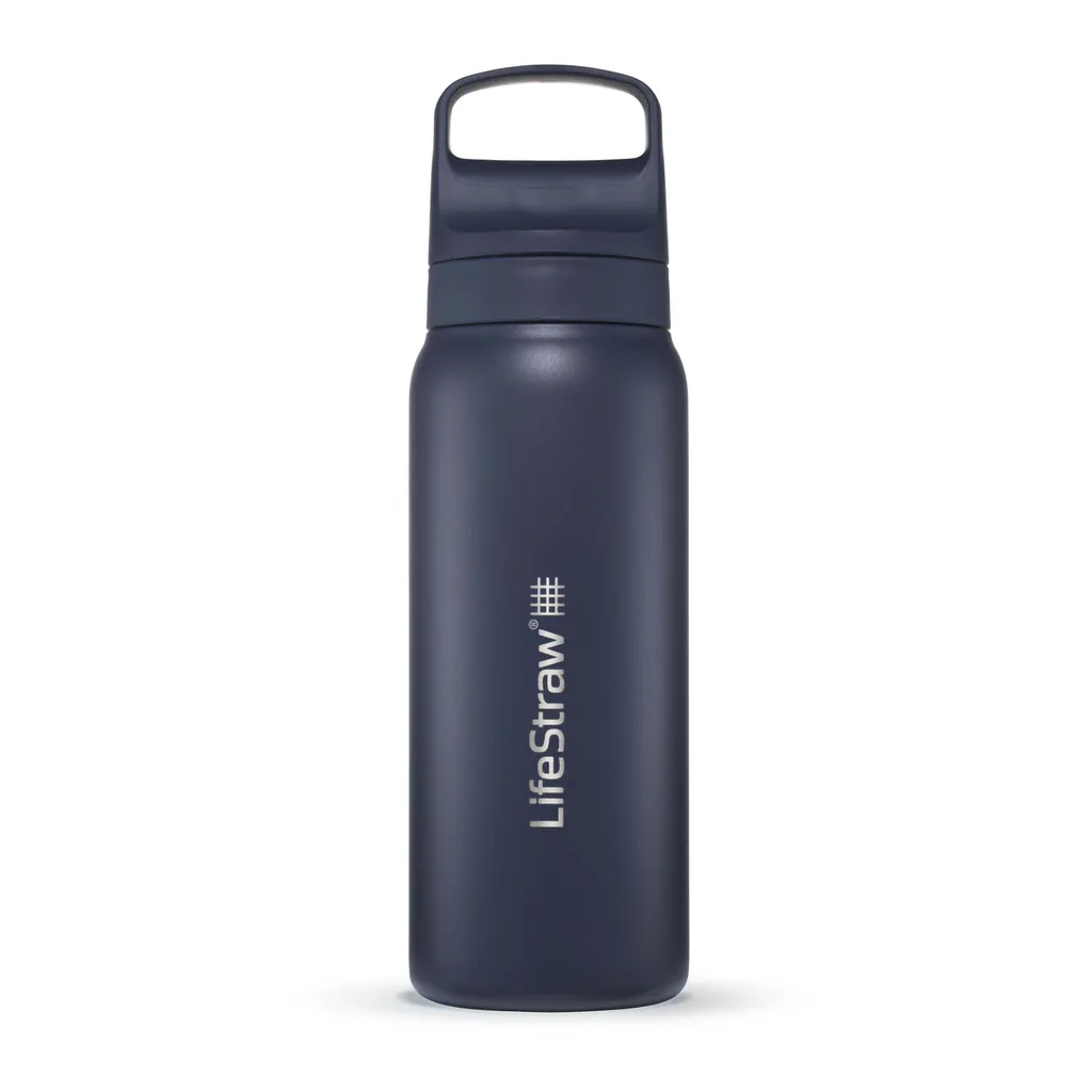 Gourde Filtrante Inox LifeStraw Go 2.0 Isotherme 700ml Bleu Mer Égée