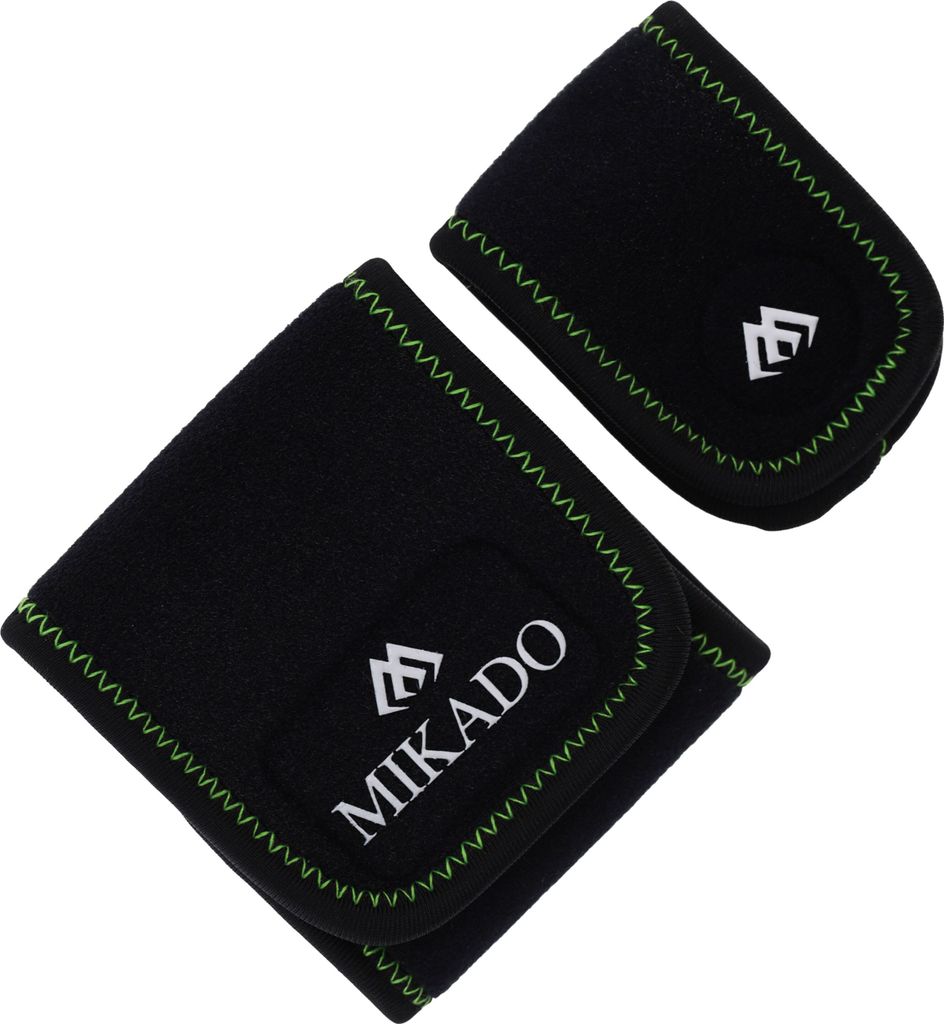 MIKADO Set mit 2 Neopren Rutenbänder 25x8cm und 15x5cm Klettband Rutenband