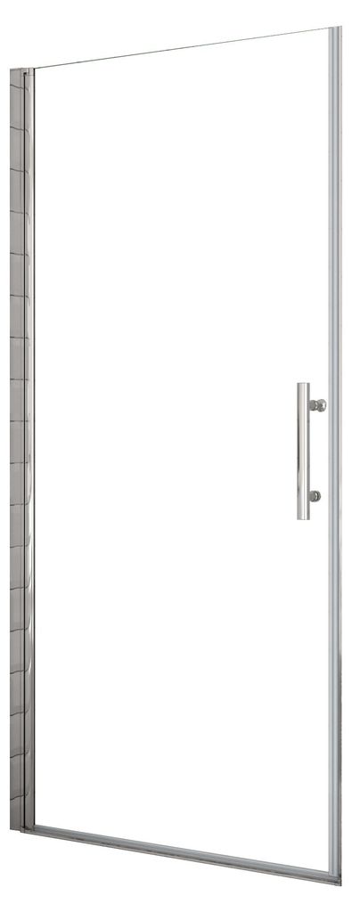 AICA Drehtür 80x180cm Nischentür Schwenktür 5mm NANO Produktbild 