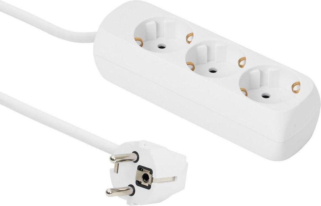 MicroConnect 3-fach Schuko-Steckdose 5m