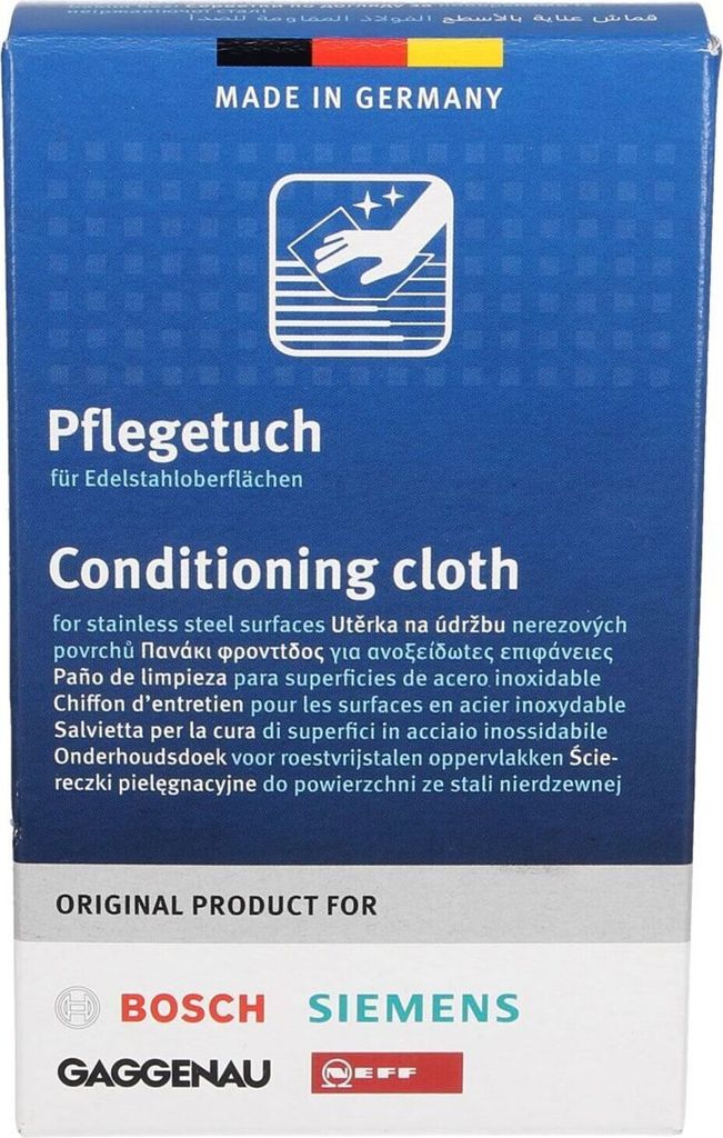 BOSCH chiffon d'entretien pour acier inoxydable 00312007 Image du produit 