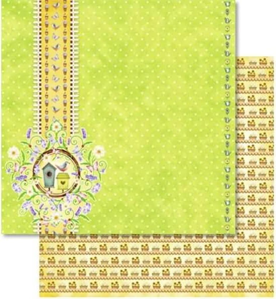 Scrapbook Paper Premium Glitter 30,5x30,5cm VE=5 Blatt Motiv 200