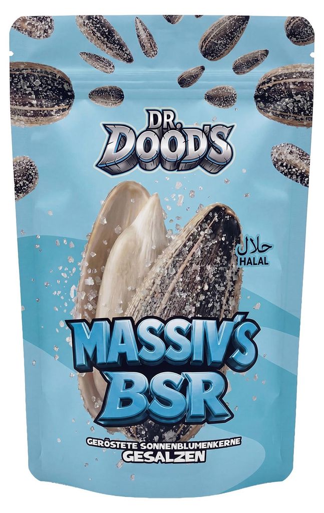 DR. DOOD'S, semi di girasole tostati, 100g - salati Immagine del prodotto 