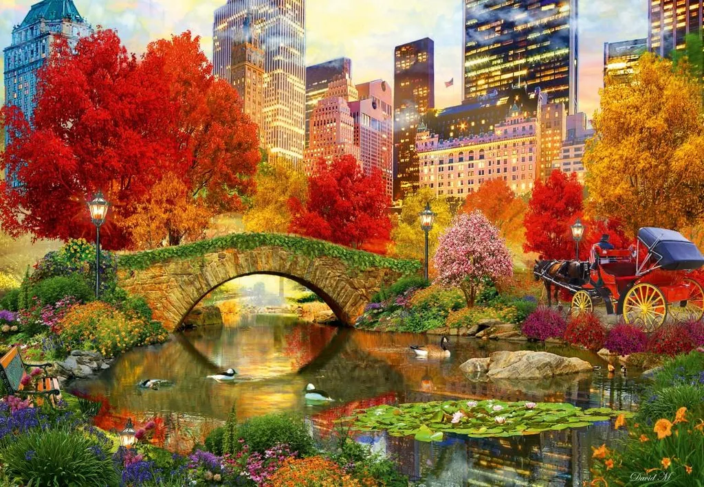 Puzzle 1000 pièces paysage Central Park New York par Bluebird Puzzle
