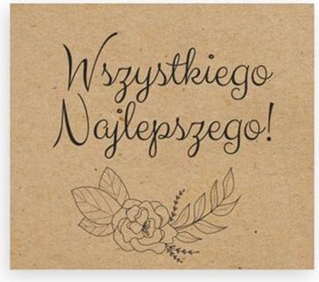 Kraft-Aufkleber 35 x 40 mm „Alles Gute“, Rolle mit 200 Stück