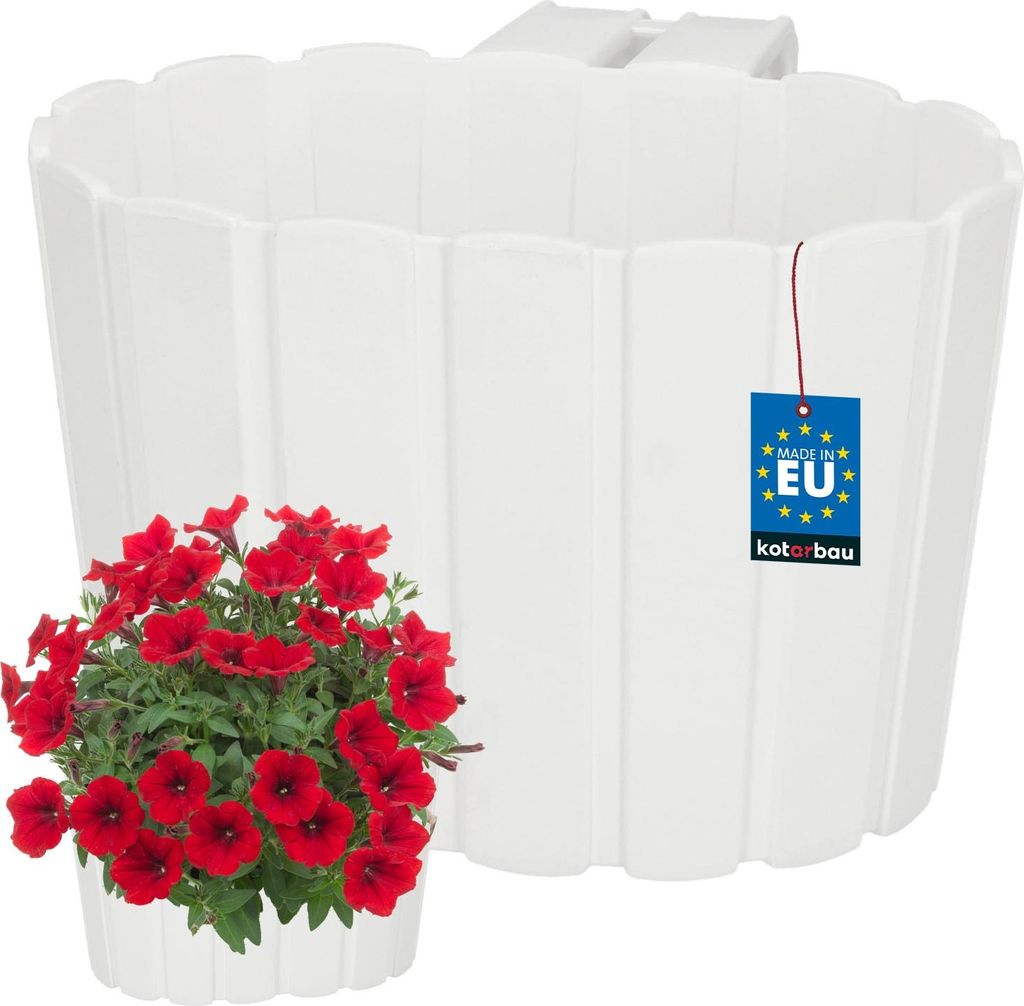 KOTARBAU® Wisząca doniczka Plastikowa doniczka 20 x 14 cm Zdjęcie produktu 