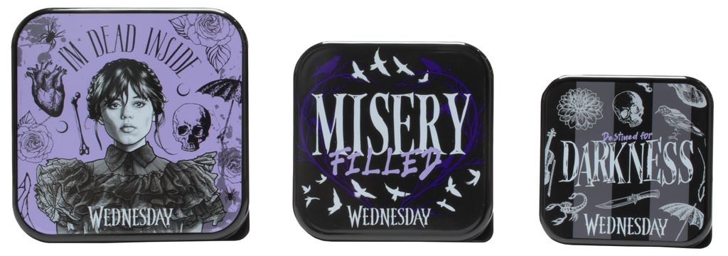 Wednesday Addams Vesperdosen im 3er Set Produktbild 
