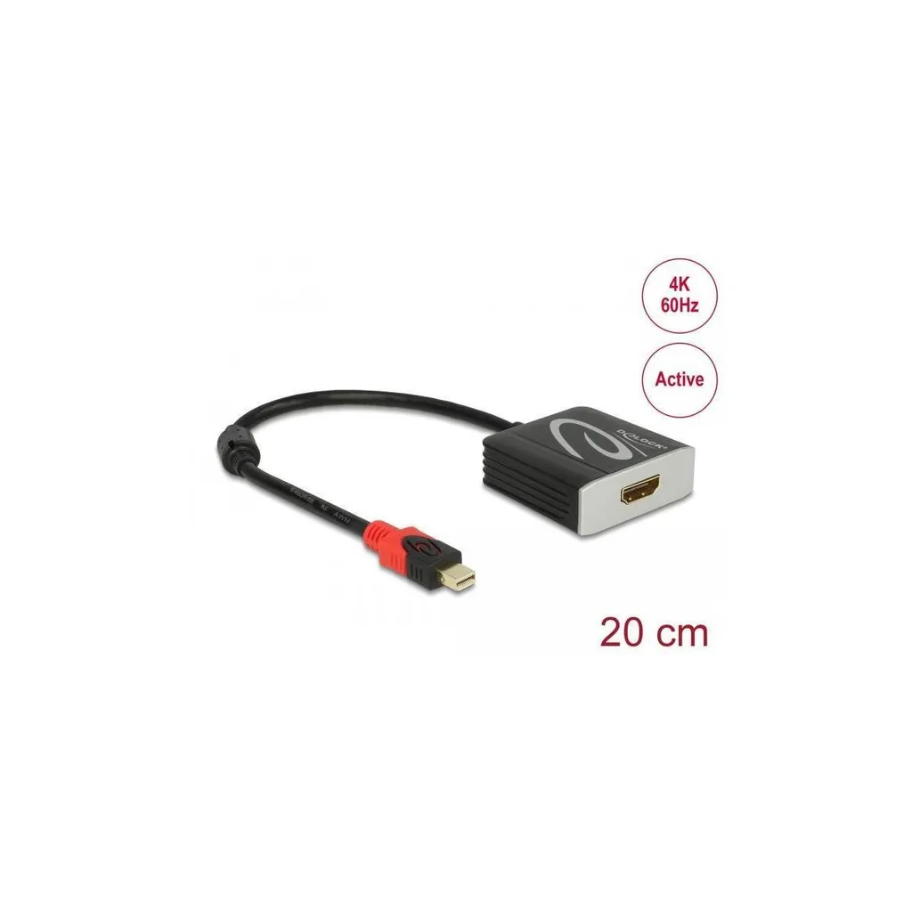 Adaptateur Mini DisplayPort vers HDMI 0.2m Câble Court pour Écran
